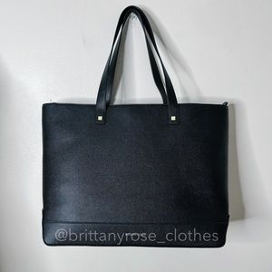 Modern Picnic Black Tote Bag and Insert